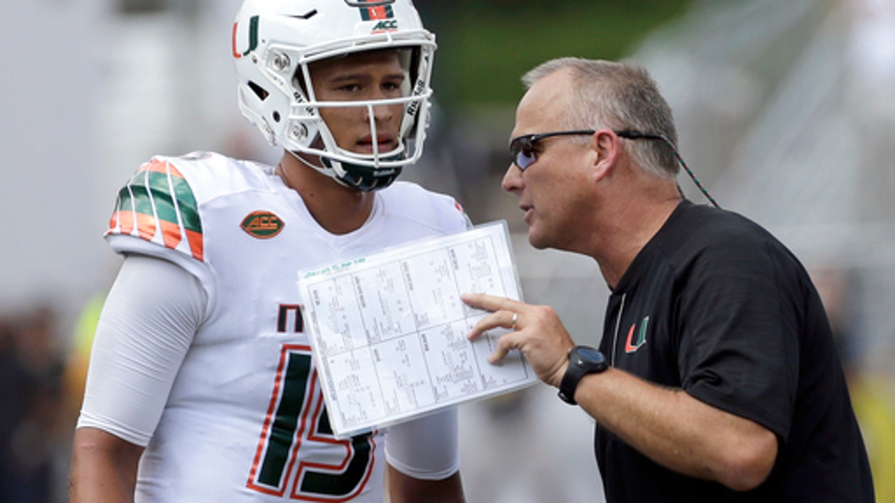 No. 14 Miami visits Georgia Tech in Richt's ACC debut